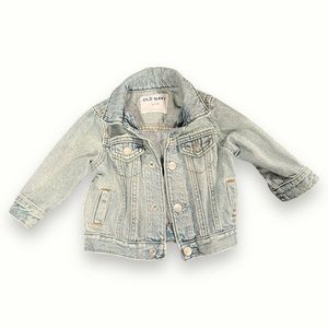 Old Navy Light Wash Denim Baby Jacket